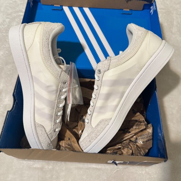 Adidas Americana Low DG Donald Glover Sneakers White & Off-White Men Sz 9 Canvas - Picture 9 of 11